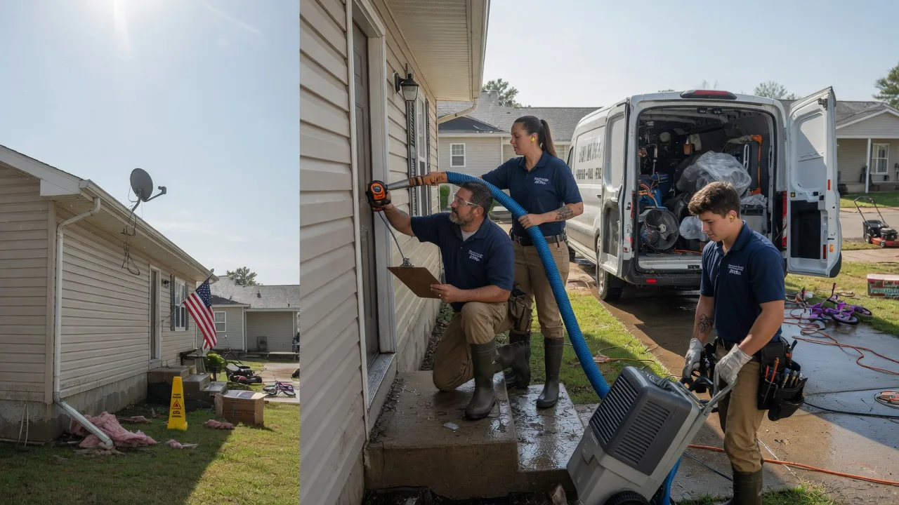Ceiling Water Damage Restoration in Atkins, AR near me